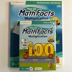 *NEW Meet the Math Facts Multiplication Workbook and Flashcards